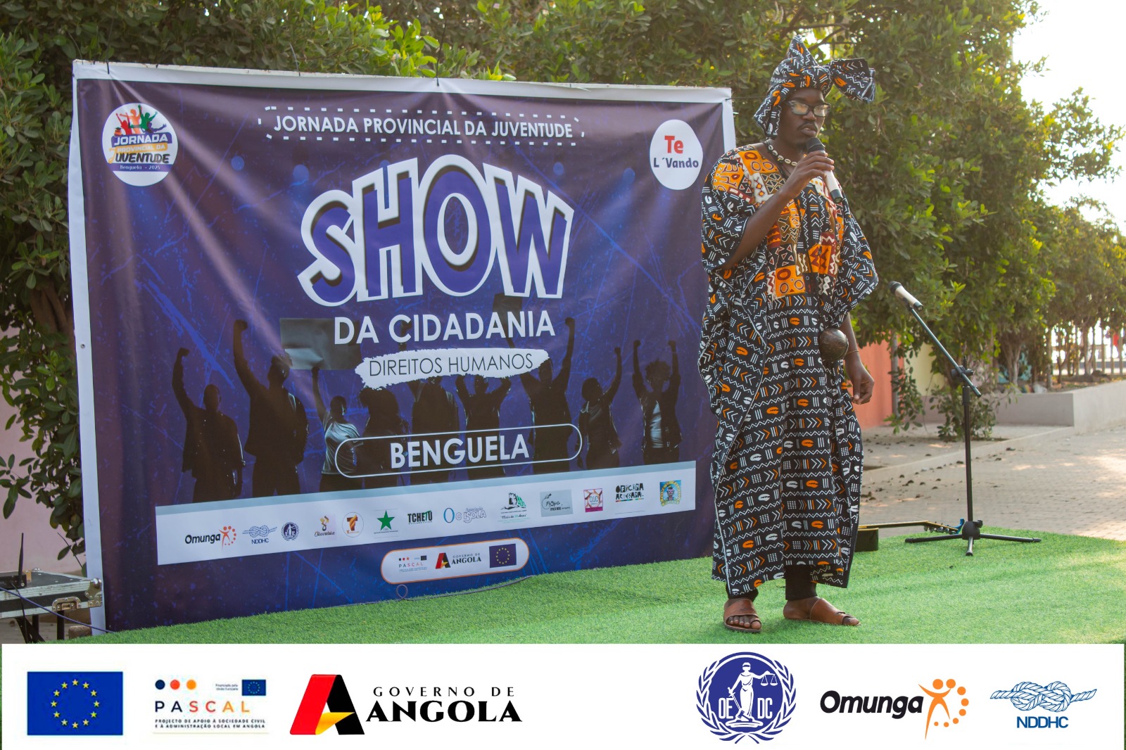 1ª Edição do Show da Cidadania e Direitos Humanos realizada com sucesso em Benguela